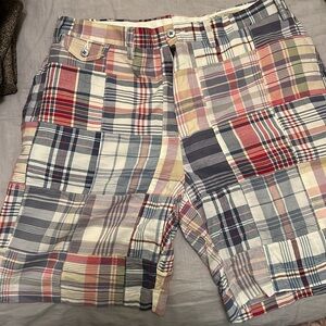 COPY - Polo Ralph Lauren Madras Plaid Vintage Patchwork Men Shorts Sz 32